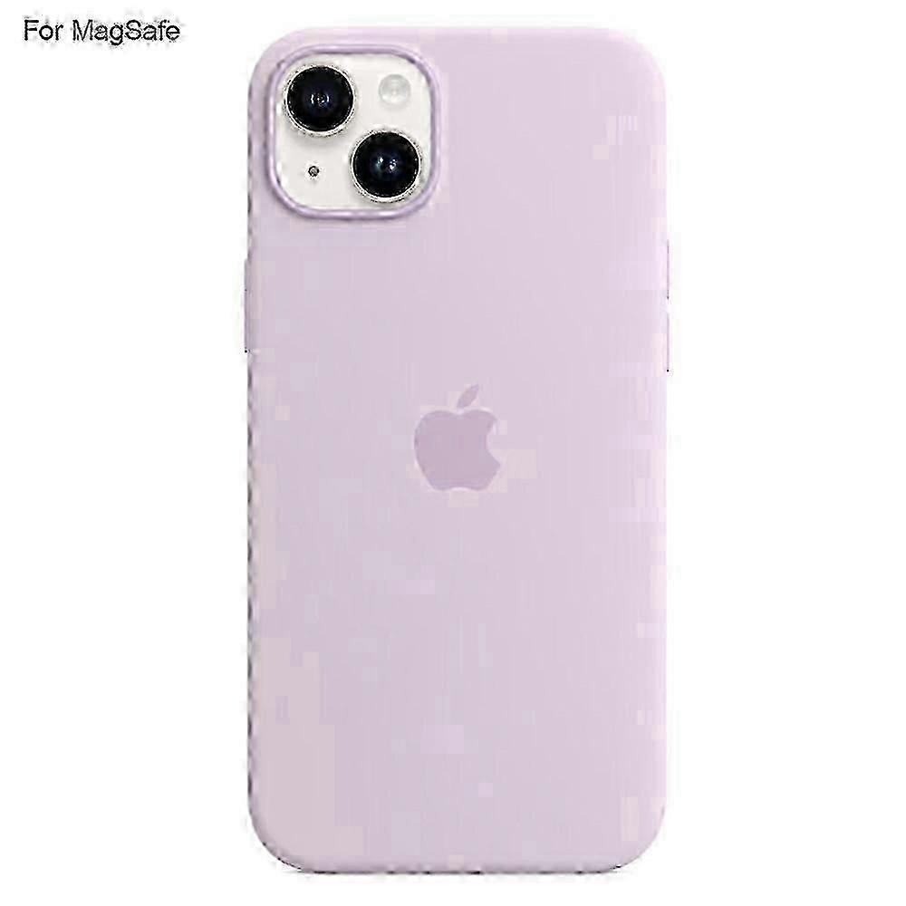 \u200bFor iPhone 14 MagSafe Liquid Silicone Phone Case Protective Back Cover With PopSocket And Wireless Charging\u200b