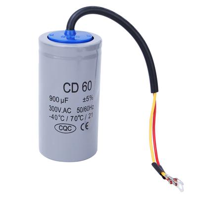 CD60 300V AC 900uf Motorbetriebs-Anlaufkondensator für Klimaanlagenpumpe