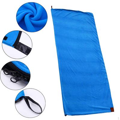 Coperta da campeggio in pile Sacco a pelo interno per viaggio backpacking clima freddo