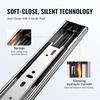 VEVOR 6 Pairs of 355.6mm Drawer Slides Side Mount Rails, Heavy Duty Full Extension Steel Track