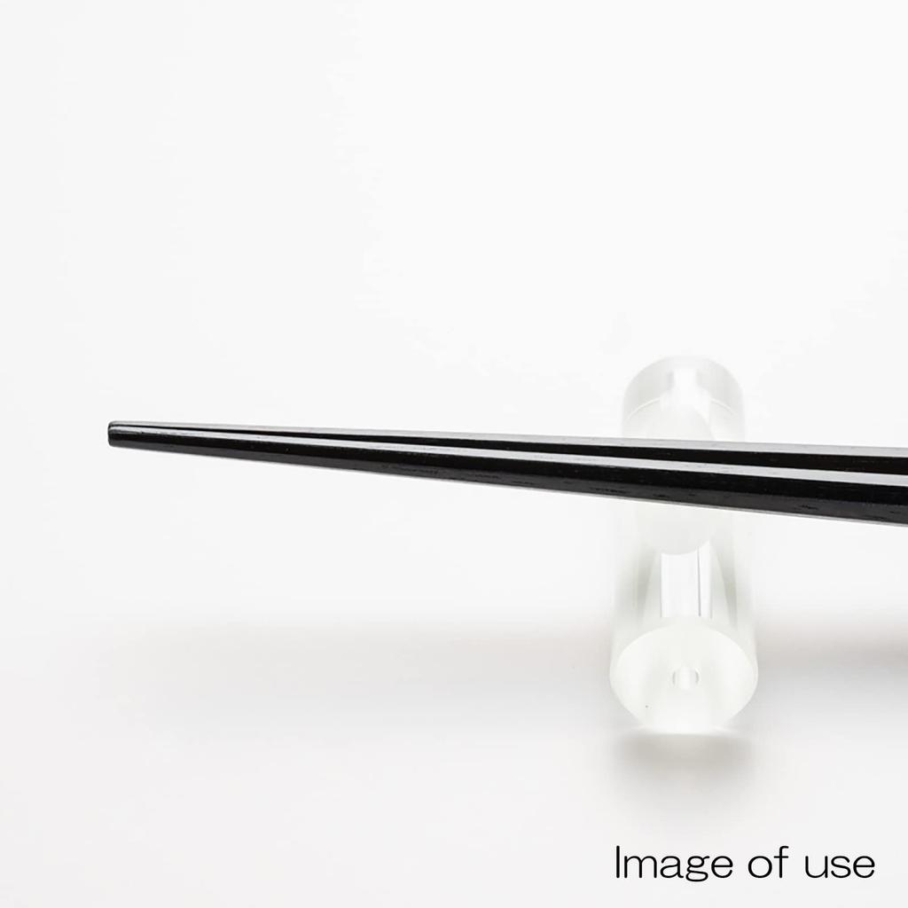 Hashikura Matsukan Chopsticks High Quality Natural Wood Shohachi Chopsticks Ebony Octagonal Black Made In Japan 23.5cm G-64717