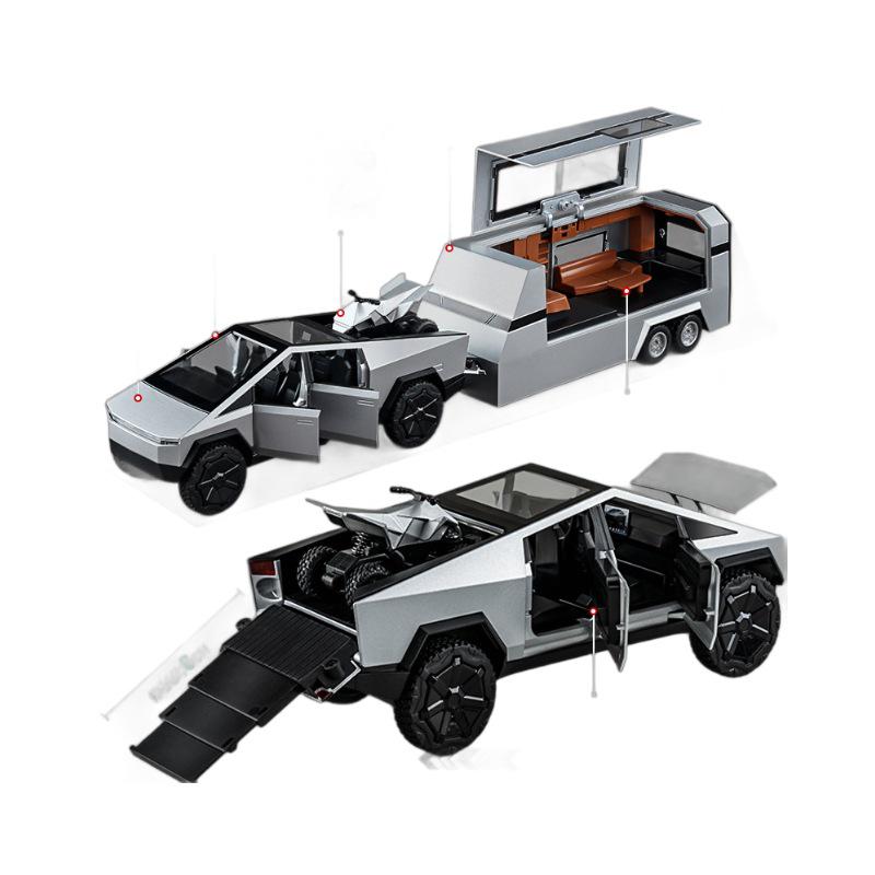 Großes Legierungs-Offroad-Pickup-Spielzeugauto für Kinder