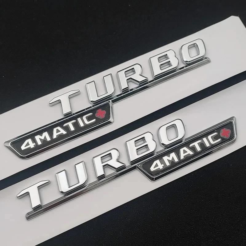 LWC1  3D ABS Car Letters For Mercedes CLA35 CLA45 AMG C117 W117 CLA45S C118 W118 Fender TURBO 4MATIC Emblem Logo Sticker Accessories