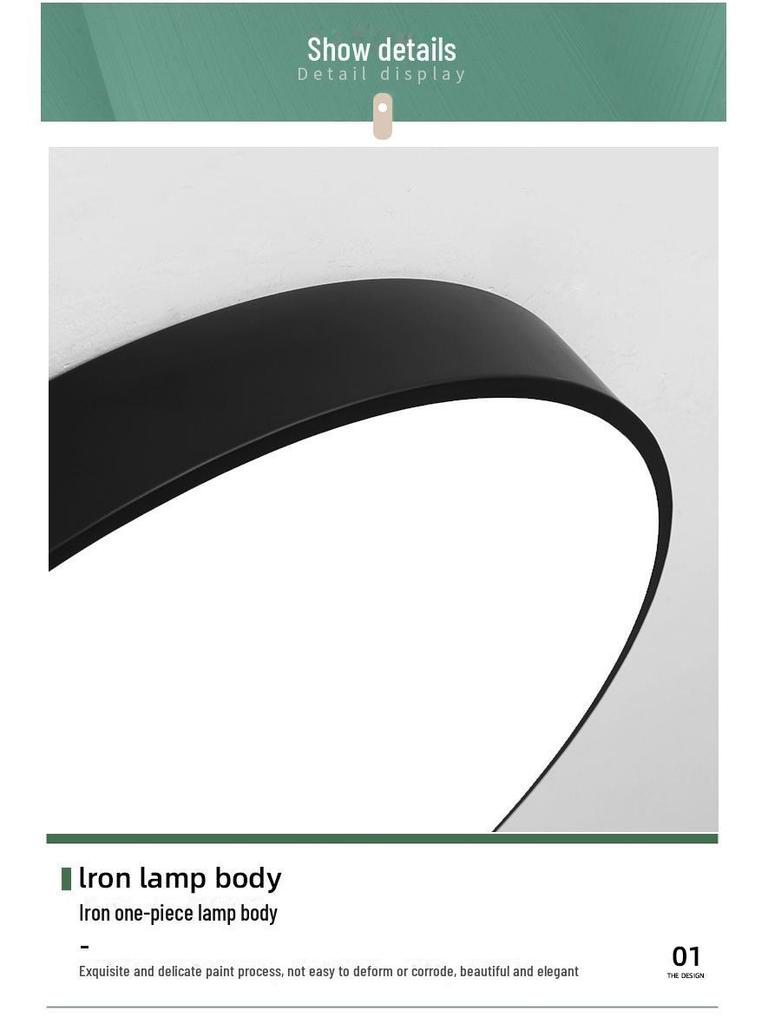 Modern LED Ceiling Lamp: Round Design for Bedroom, Balcony, or Entrance