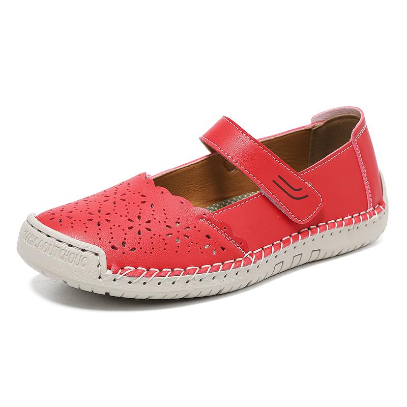 Women Sandals Summer Platform Breathable Shoes Year Leisure Mother Shoes Soft Bottom Fashion Platform Sandals Womens Shoes36-44