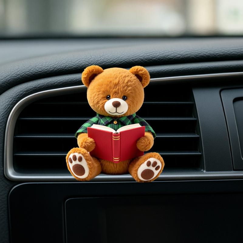 2D Acrylic Perfume Diffuser Car Air Freshener Clip Car Air Conditioning Vent Decoration Car Interior Aromatherapy Clip