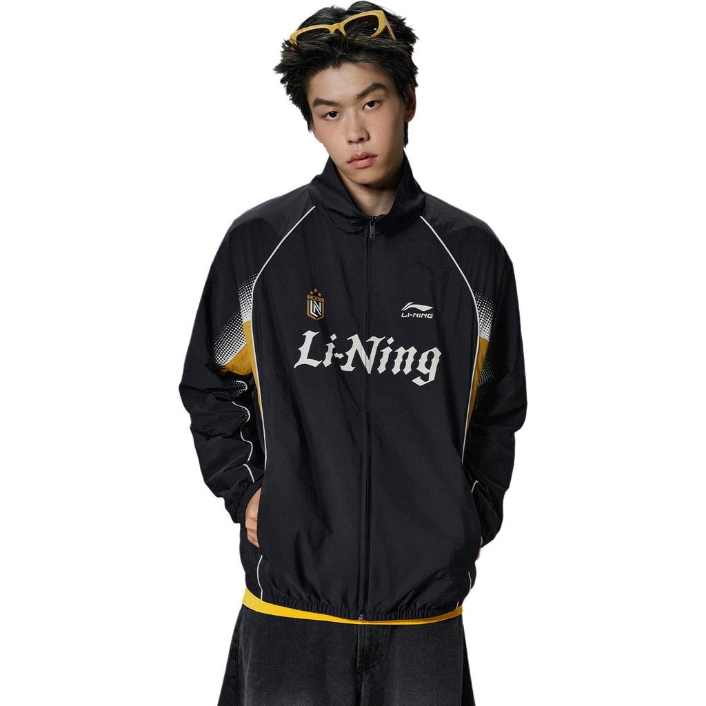 Li Ning Casual Trendy Collection Trench Coat Unisex Black AFDVE97-1