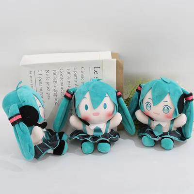 Non-Toxic 20-25Cm Hatsune Miku Version Picture Plush Doll Anime Peripheral Plush Toy Kawaii Plush Children Birthday Gift Couple Gift