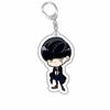 Chaveiro de Anime Mashle Magia e Músculos Mash Burnedead Chaveiro de Desenho Animado Acessórios para Bolsa