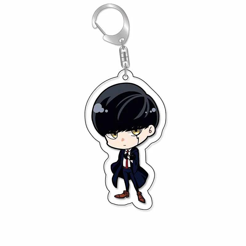 Chaveiro de Anime Mashle Magia e Músculos Mash Burnedead Chaveiro de Desenho Animado Acessórios para Bolsa