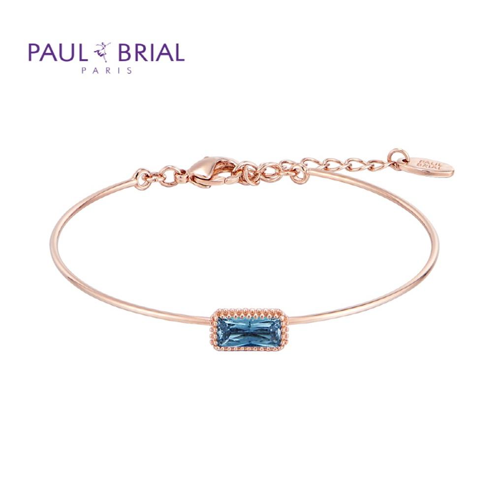 

PAULBRIAL [SILVER] PPSB001S (PG) December Zircon Birthstone Baguette Bracelet