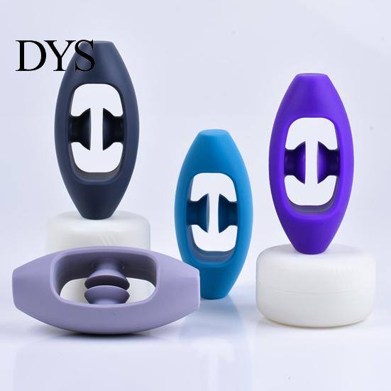Pocket Stress Reliever Hand Grip Strengthener with Suction Cup Relief Finger Reducer Toy Exerciser Muscle Strengthening Trainer Silicone Ring