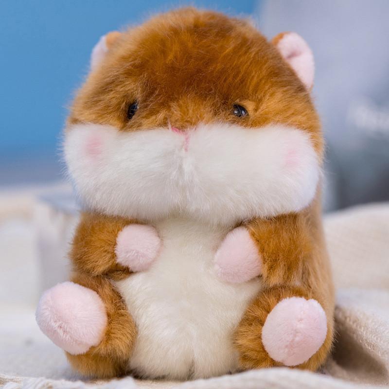 Cute Panda Plush Toy Backpack Pendant Small Rabbit Hamster Kawaii Doll Keychain