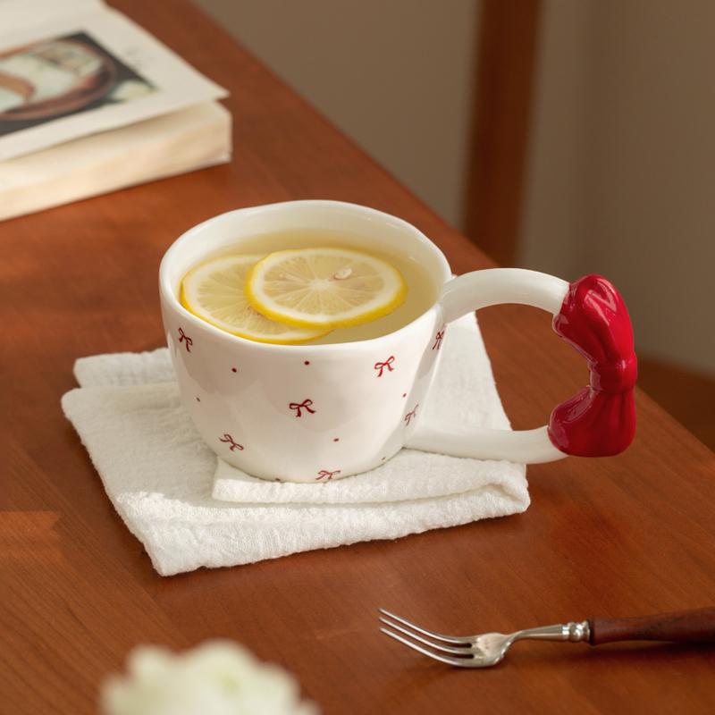 Exquisite Cartoon Süße Keramik Kaffeetassen Home Frühstück Haferflocken Milch Tassen Mode Moderne Stil Büro Kaffeetasse