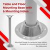 RV Table Mount Frame RV Table Base With Screws High Strength Floor Mounting Base Campervan Accessories For RV Yacht Tables
