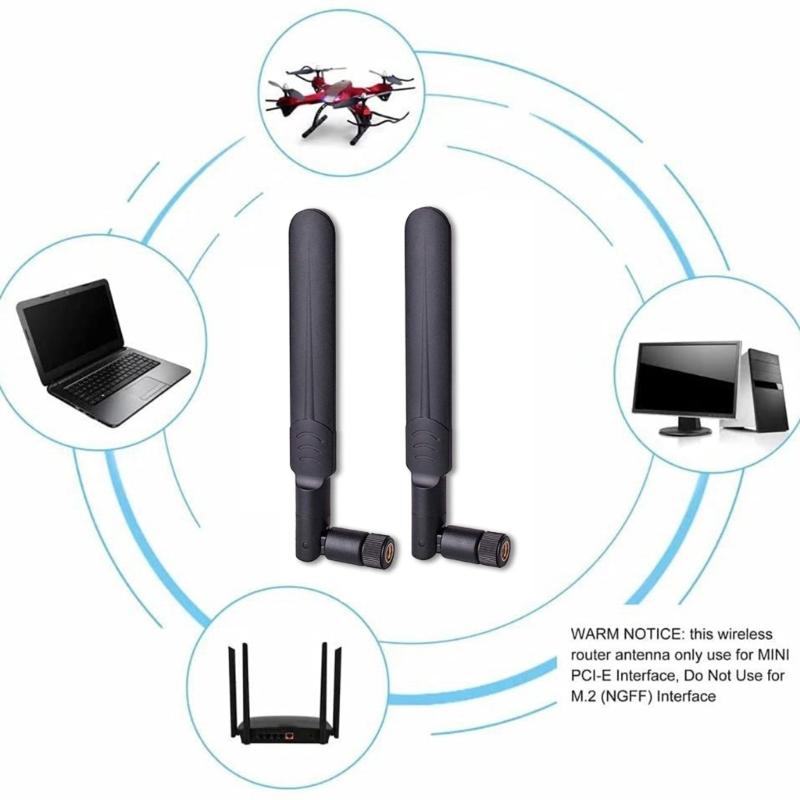 External Feather Antennas for WiFi Routers Double Band 2.4GHz 5.8GHz High Performances Signal Amplifiers