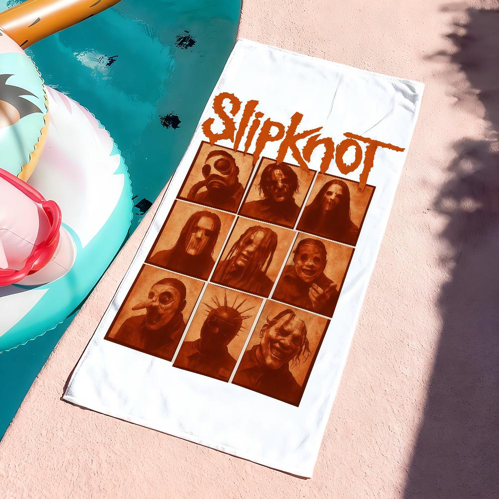 Rock band S-Slipknot Towel Drying Bath Towel Applicable To Light Swimming Camping Yoga Beach Out