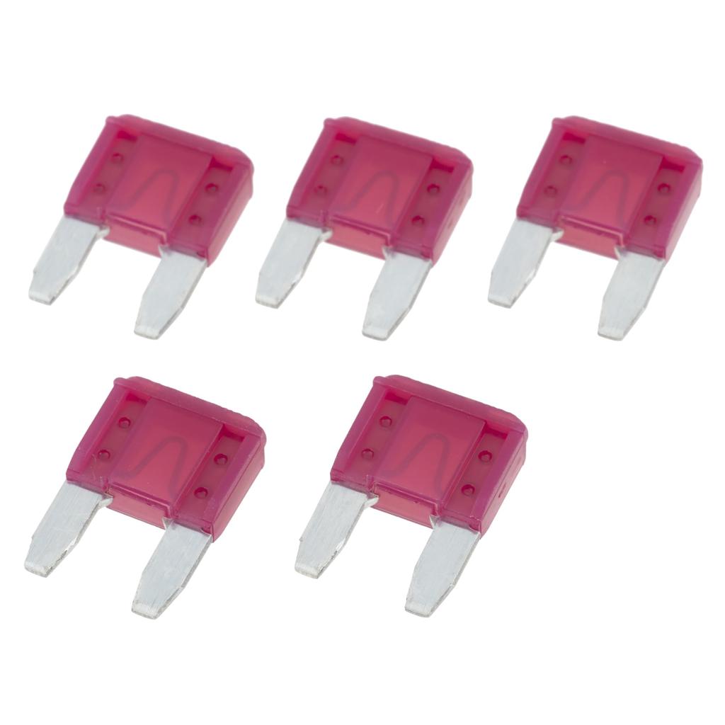 Kijima 304-7108 Mini Flat Fuse, 10A, 5 Pack