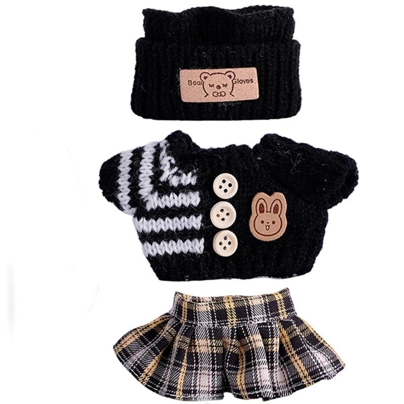 Fashion Doll Clothing Set For Anime Figure Doll 17cm Standing Doll Display Children Interactive DressingUp Doll Clothes