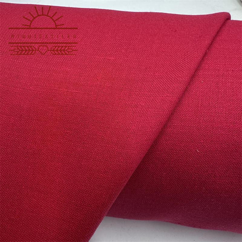 EcoFriendly Blended Linen Cotton Fabric for Garments and Home Textiles