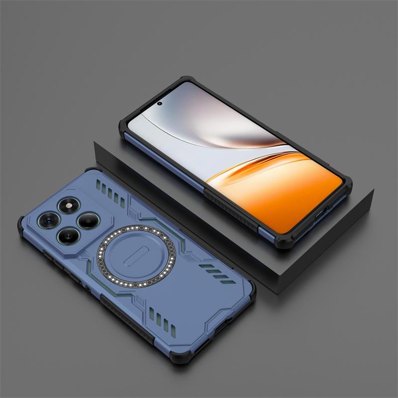 For Motorola Edge 60 Case For Moto Edge 60 Anti-knock Magnetic Adsorption Wireless Charge Cover For Moto Edge 60 Case 6.67 Inch