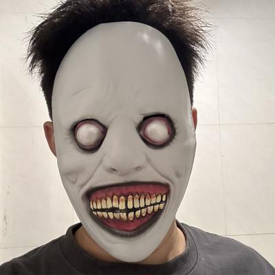 2025  Horror Smiling Demons Mask Scariest Creepy Party Mask With Eye For Halloween Carnival Party Cosplay Props