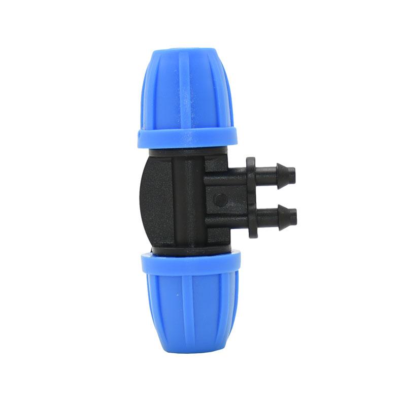 3/8" Gartenschlauch T-Stück Reduzierstück Wasserverteiler Winkel Endstopfen Reparatur 8/11mm 4/7mm Dornverbinder 4 Stück