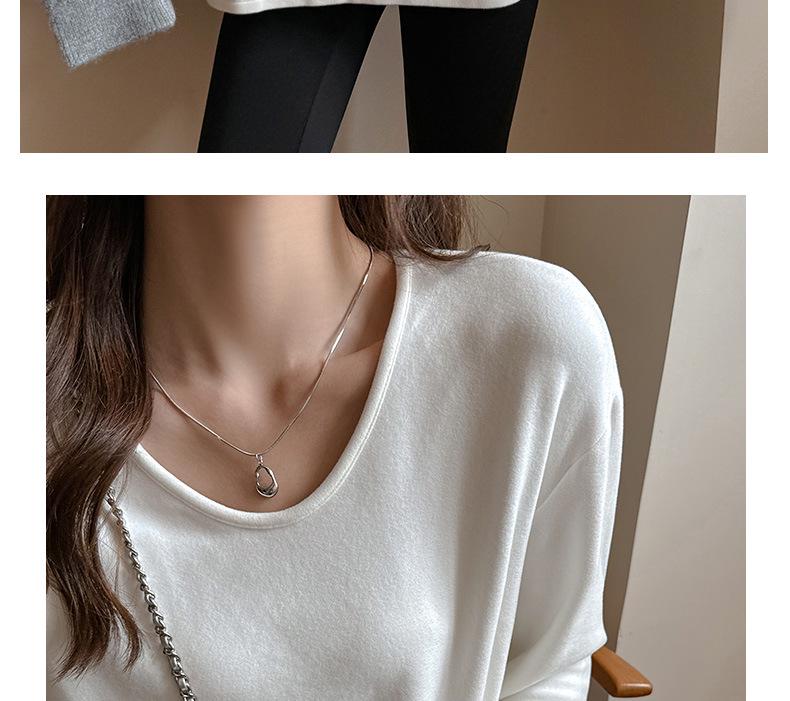 Women's V-Neck German Velvet Long-Sleeve Base Layer - Thick, Brushed, Cozy Inner Wear for Autumn/Winter.