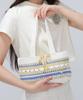 Covernat Woman Clover Heart Knit Tote Bag Ivory