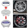 Car Sticker Ford New 2025 Hot 4pcs 3D 60mm For Car Emblem Wheel Hub Center Cap Badge Covers Sticker Decals Styling For Ford Mond