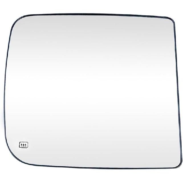 Heated Repl. Glass Right Passenger Side Compatible With Dodge Ram 1500 2500 3500 2009 2010 2011 2012 2013 2014 2015 2016 2018   Tow Flat Mirror Big