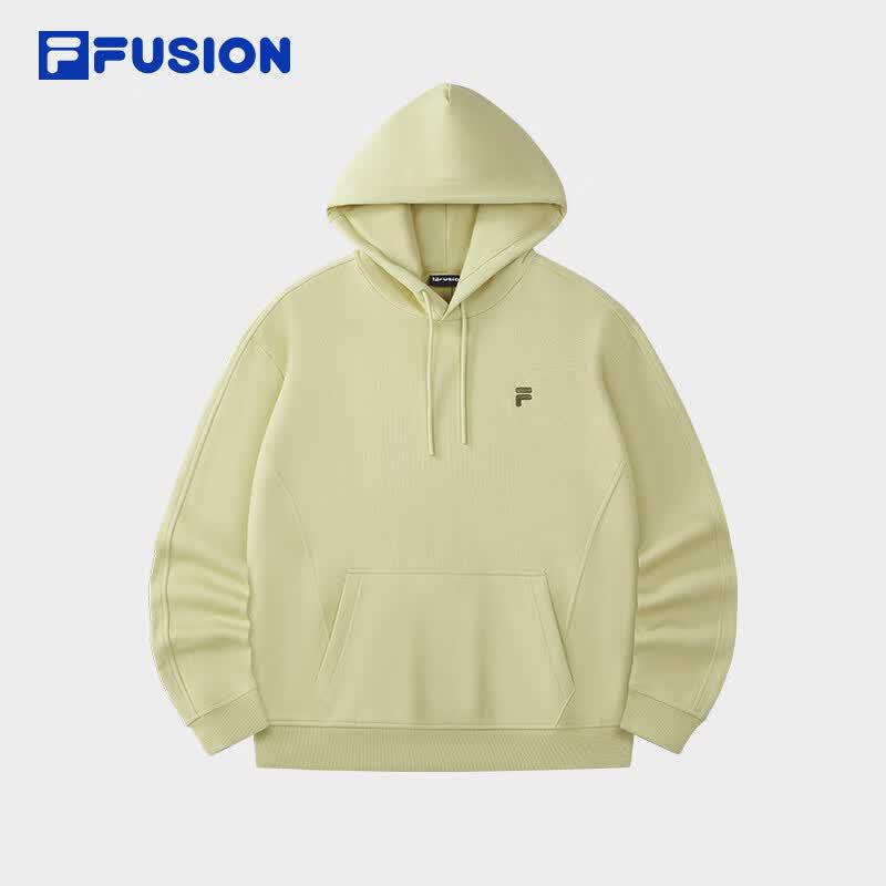 Fila FUSION 2025 Fall Unisex Pure Cotton Hooded Sweatshirt