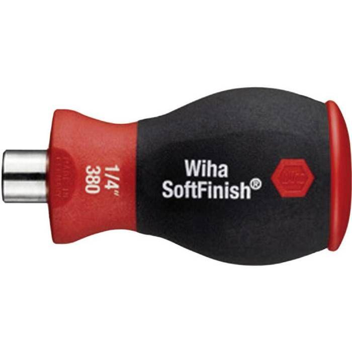 Tournevis court porte embouts Stubby WIHA avec magasins 6 embouts - 33741