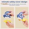 2Pcs Ceramic Peeler Snail Potato Peeler with Non-Slip Handle Fruit Vegetable Peeler for Kids Adults Kitchen Tool