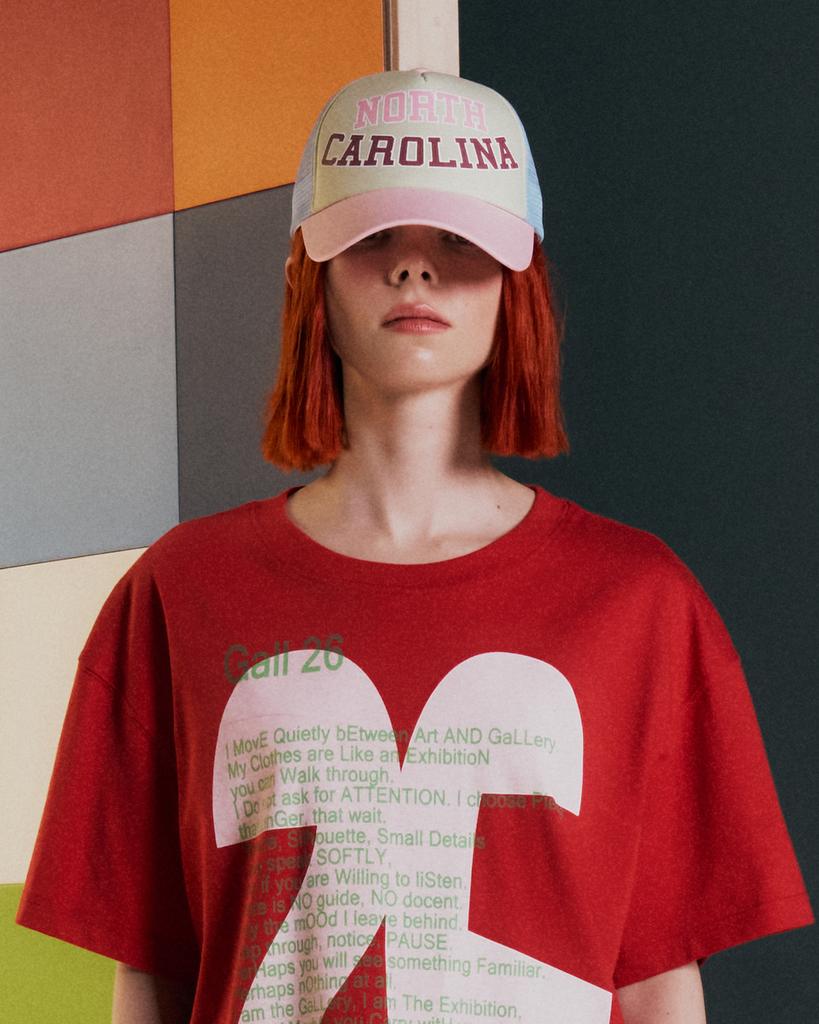 THEMUSEUMVISITOR North Carolina Color Mesh Cap (Mint)