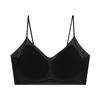 Lingerie Women's Gathering Bra Thin Shoulder Strap Seamless Beautiful Back Bra Invisible Bra Push Up Bra