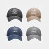 New Letter Printed Baseball Cap Washed and Made Old Soft Top Cap Men's Personalized Sun Hat Women's Trendy Hat
