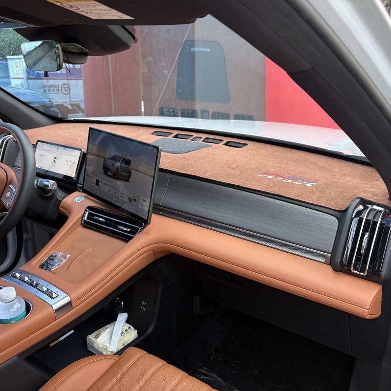 Mata na deskę rozdzielczą do Chery Jetour X70L 2026 Panel środkowy z instrumentami Osłona przeciwsłoneczna Ochrona przed światłem Mata izolacyjna Osłona przeciwsłoneczna