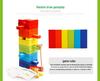 Children's Color Recognition Wooden Marble Stacking Jenga Game