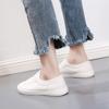Yuanbu C030 Low-Top Breathable White Canvas Sneakers - Unisex Casual Lace-Up Shoes