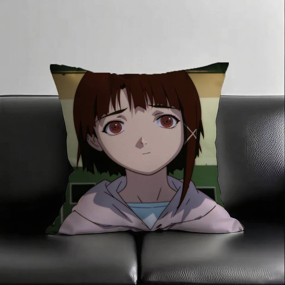 Serial Experiments Lain Kissenbezug Quadratisch Schlafzimmer Sofa Freizeit Komfort Kissen Auto Wohnzimmer Heimdekoration