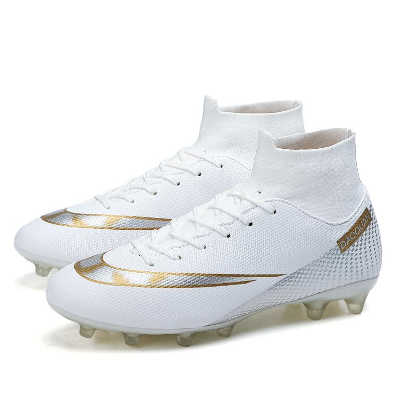 Training Shoes Men's Game 47 Student Football Shoes Broken Nails Large Size Sports High Top Shoes Spikes Teen