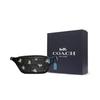 Coach Warren 33 Animal Badge Series Dog Print Zipper Closure Signature Coated Canvas And Fine Calfskin Shoulder Bag Waist Bag Large CC123-QBA5F