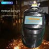Auto-Darkening Welding Helmet with Headlight Lightweight Arc Proof Mask Multifunctional Welding Shield for Various Applications