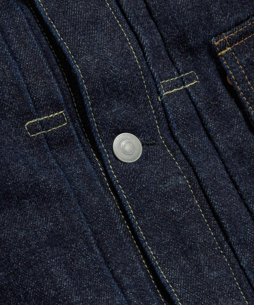 Espionage Type 1 Selvedge Denim Trucker Jacket Dark Indigo