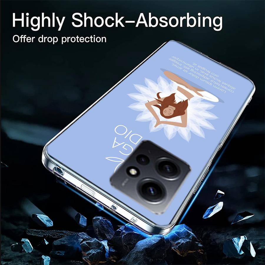 Hot Sell Yoga Namaste Phone Case For Redmi 12 13C 12C 15C 9 10 10C Note 13 Pro Plus 14 15 Pro 9T 9C 9A TPU Soft Cover Clear Cell