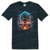 Goku Ultra Instinct Anime T Shirt Neon Energy Warrior Graphic Art Tee Gift Idea