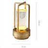 USB Charging Table Lamp Aluminum Restaurant Bar Desk Lamp Dimming Atmosphere USB Charging Touch Switch Decoration