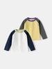 Korean Style Spring Raglan Long-Sleeve T-Shirt for Toddlers and Boys