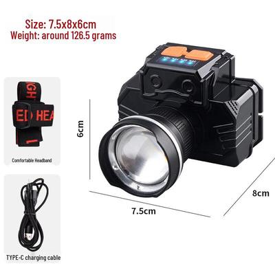 Outdoor Ultra-Bright USB Rechargeable Headlamp